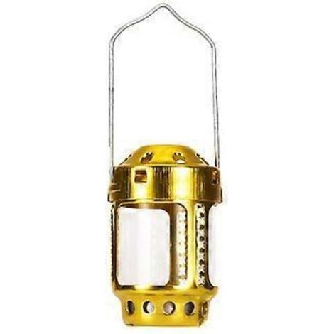 Lanterne à bougie SZTXJ Mini, lumineuse, en alliage d'aluminium et laiton, lampe suspendue pour la pêche nocturne, le camping et la pêche en plein air (1/5)