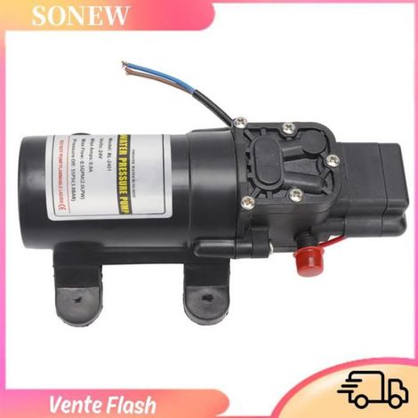 Sonew Pompe à eau Water Pressure Diaphragm Pump Self Priming Diaphragm Pump High Pressure Water piscine moteur (1/5)