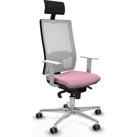 Piqueras y Crespo Horna Bürostuhl rosa Stoff (1/3)