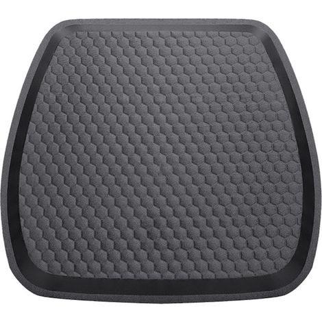 Coussin gel multifonction à structure alvéolaire, 39 x 41 cm, noir, pour voiture, bureau et maison, coussin d'assise confortable (1/5)