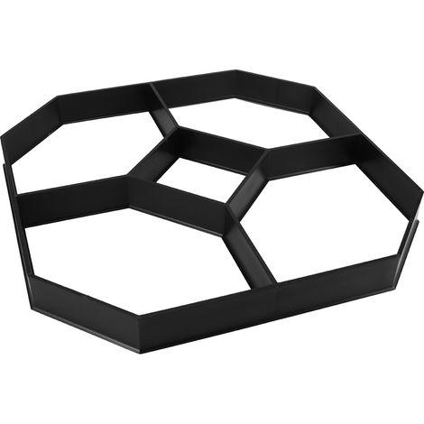 Moule hexagonal pour pavés, moule pour briques de ciment et briques colorées, moule pour sol en plastique à faire soi-même (1/5)