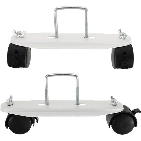 SHINEOFI 2 Pares de Ruedas Giratorias avec Support en Plastique (1/5)