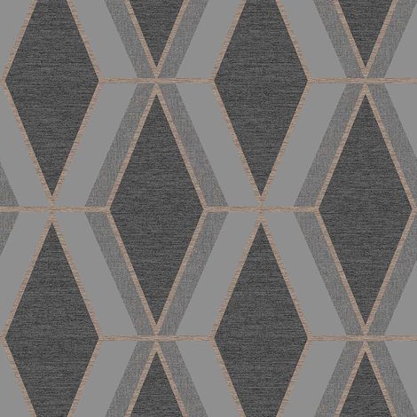Next OPTICAL Geometrisch Grau Vliestapete 10mx52cm (1/5)
