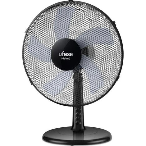 Ventilatore da Tavolo UFESA MALMO Nero Multicolore (1/3)