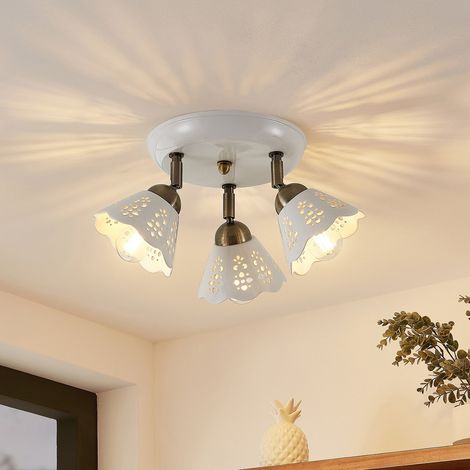 [GEBRAUCHT] B-Ware Lindby Efgenia Deckenstrahler Deckenlampe Deckenleuchte Lampe Licht Dreiflamm485