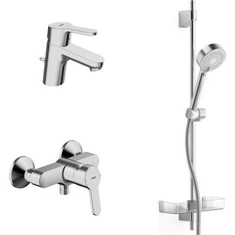 HANSA Paquete de grifería para baño HANSAPRIMO 4901 DN15 cromo, 49010000