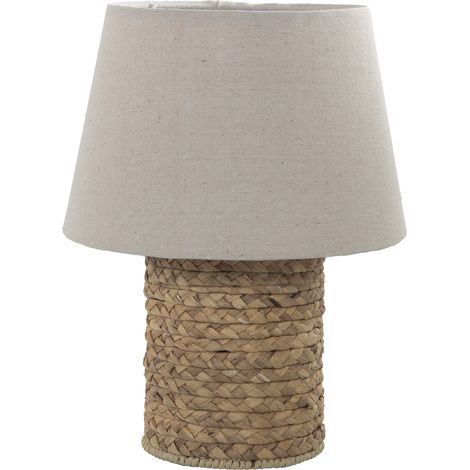 Lampe de table en osier 1Xe27Max40W non incluse °25X32 Cm (1/5)