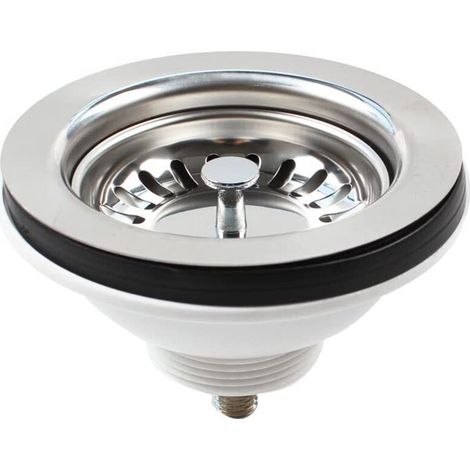 Évier de cuisine en acier inoxydable 304 - Longueur : 5,5 cm - 114 mm - Type de bol : bonde - XK185GE