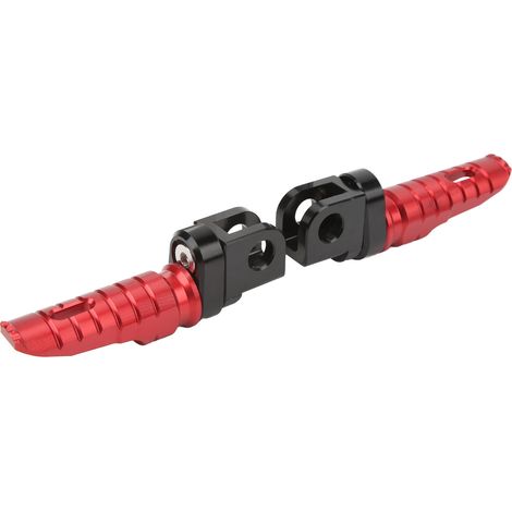 Paire de repose-pieds avant courts pour moto CFMOTO 450SR 2022-2023, en alliage d'aluminium T6063 usiné CNC, rouge. (1/5)