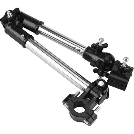 Support de montage extensible - 360 degrés - Environ 45 cm - Réglable - Ensoleillé - Pluvieux - Conduite - Fixation standard - Modèle coloré (1/5)