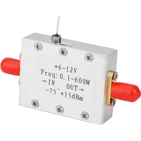 AD8307 RF compteur de puissance détecteur de test logarithmique 0.1-600 M -75 + 15dBm Module avec étui (1/5)