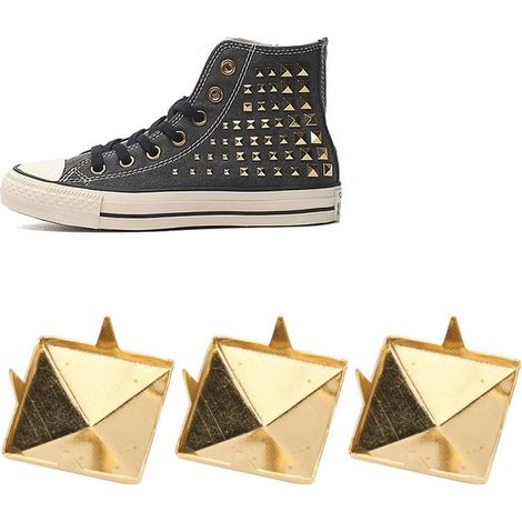 Metal Pyramid, Decorative Rivet, Leather Rivets, Bracelet, Bag, Clothing, Shoes (3) (1/5)