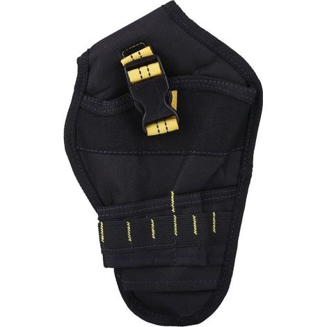 Tool Bag, Multifunctional Electric Drill Holder Oxford Storage Bag Holster Tool Pouch for Pocket Organizer Belt(Yellow Braid) (1/4)