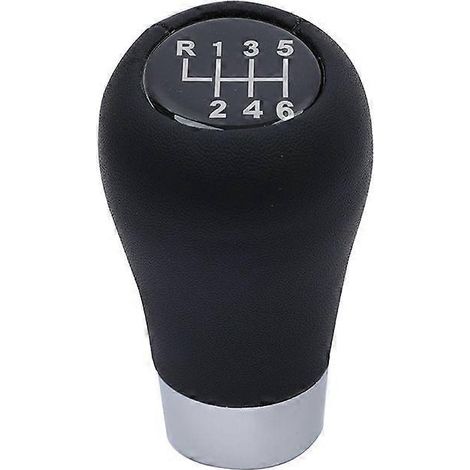 Pommeau de levier de vitesses court en cuir pour boîte manuelle 6 vitesses BMW Série 1, 3, 5 et 6 E30 E32 E34 E36 E38 E39 E46 E53 E60 E63 E83 E84 E90 E91 E92 (1/5)