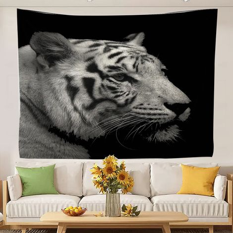 Tapisseries murales décoratives de luxe pour chambre à coucher, tissu de fond esthétique pour chambre d'enfant 180x150cm (1/5)