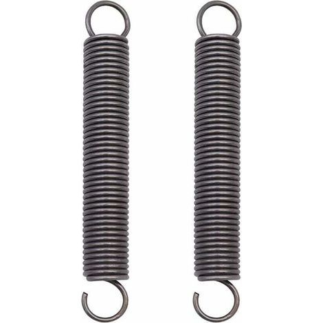 ressorts de tension allongés en acier comprimé avec double crochet – dimensions : 2 x 18 x 150 mm (1/5)