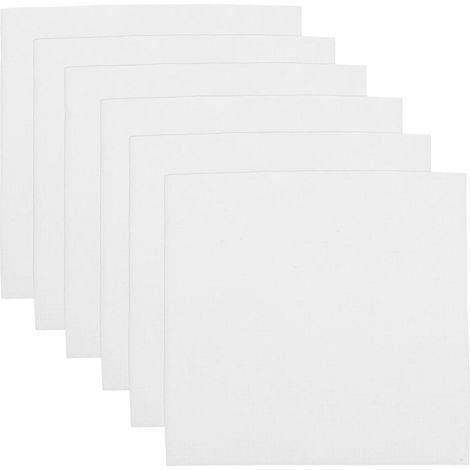 50 Pièces Feuilles en Fibre Céramique Blanche pour Four à Micro-Ondes, Isolation Thermique Légère et Résistante à Haute Température, pour Poterie en Argile et Usage Domestique (1/5)