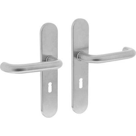 Poignée de porte étanche Rond Trou de serrure 56mm Acier inoxydable - 0035.057624