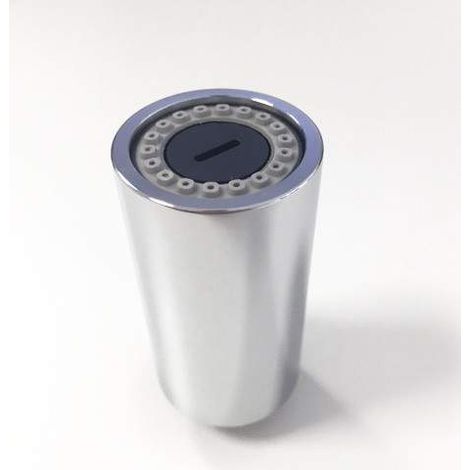 Nobili – Douchette pour robinet chromée Ø32 à jet latéral escamotable – Raccord 1/2G flexible – Pour installations sanitaires professionnelles