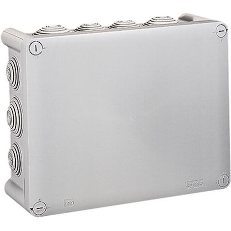 Boîte de dérivation rectangulaire Plexo dimensions 220x170x86mm - gris RAL7035 - 092062 - LEGRAND