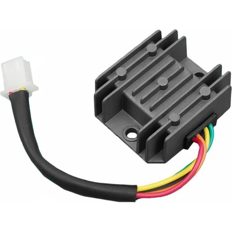 5 Wire 12V AC Voltage Regulator Rectifier - Replacement for CG 125cc 200cc 250cc GY6 125cc 150cc 200cc 250cc Taotao Lifan Vehicles (1/5)