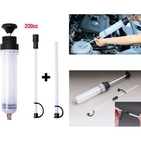 Pompe De Vidange D'huile Manuelle Pompe D'aspiration De Liquide Audi Vw Seat 200cc 200ml (1/5)