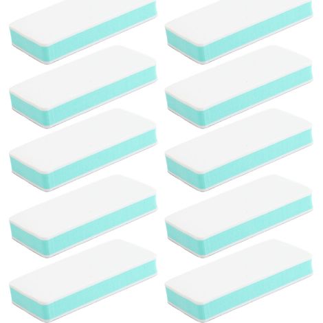 Lot de 10 éponges abrasives double face, grains 1000 et 5000, multifonctionnelles et réutilisables, pour le polissage des bracelets de montre et des ongles. (1/5)