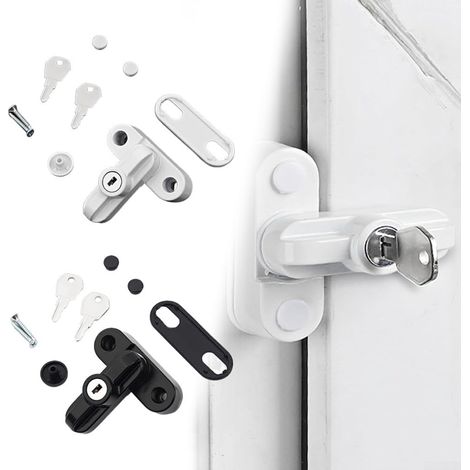 Votre maison avec entrebâilleur de porte UPVC, facile à assembler (blanc) (1/5)