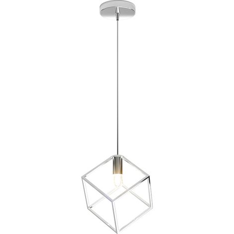 Sospensione Moderna Frame Metallo Cromo 1 Luce G9 (1/3)