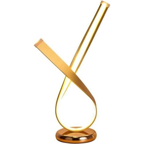 (Goldene) LED-Schreibtischlampen für kreatives Arbeitszimmer, Gold, warmweißes Licht (1/4)