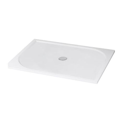 ONDEE - Plato de ducha HESTIA - Antideslizante - Resina - Blanco - Extra-plano - 80x140cm (1/5)