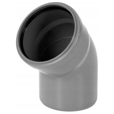 CODO DE DESAGÜE DE PP GRIS 50/90° 50 mm 90° 1 unidad.