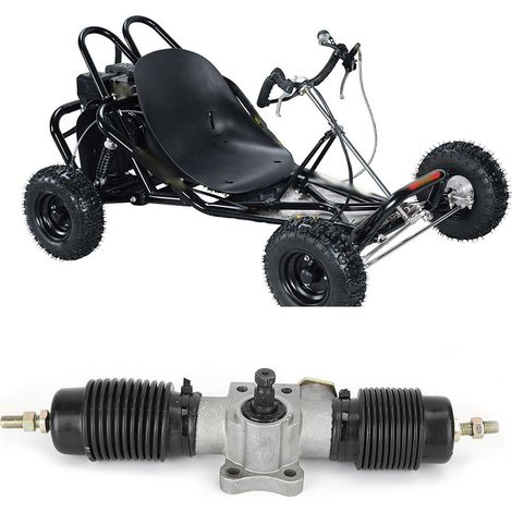 Arbre de direction assistée en acier inoxydable de 360 mm, compatible avec les pièces détachées pour quads, SSV et motos (fabrication artisanale). (1/5)