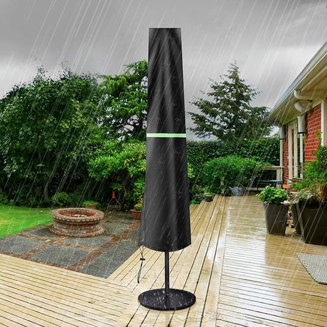 Housse Parasol - 240 x 57 x 57 cm - Imperméable Anti-UV - Avec Perche Télescopique et Bande Magique - Pour Jardin (1/5)