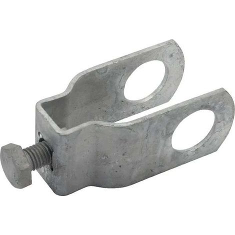 Etrier pour tube attache à plaque de 1/2 à 1 montage M10 avec boulon en acier Fixation Tube Tuyau Câble Plomberie Quincaillerie Raccord Rallonge Embout
