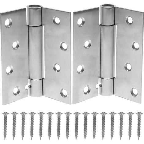 à fermeture automatique pour portes de garage 2 pièces acier (1/5)