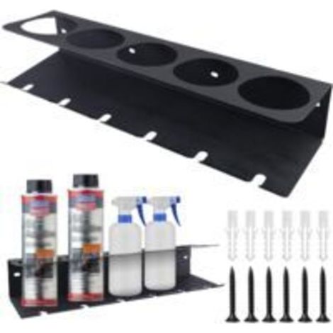 Lntyq Étagère pour Bouteilles Pulvérisateurs: Support Mural pour Flacons Pulvérisateurs, Support de Bombe Aérosol Multifonctionnel, Support de Rangement pour Bombes Aérosols