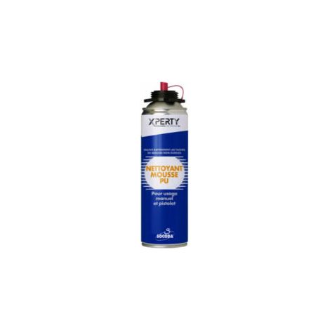 Soudal – Nettoyant pour mousse PU 500ml – Élimination tâches non durcies – Solvant pour pistolets mousse – Bonnes propriétés dégraissantes (1/3)