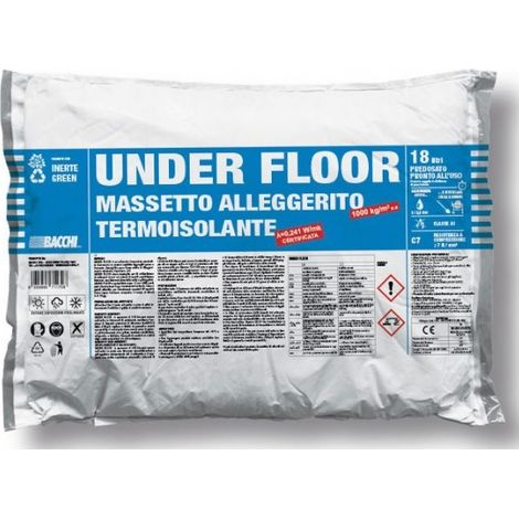 Massetto alleggerito termoisolante Under Floor lt. 18