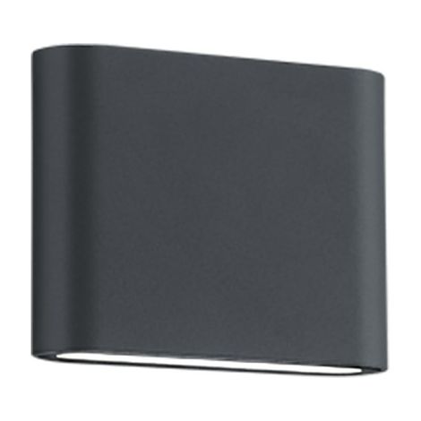 Aplique Rectangular Thames II Led Doble Emisión IP54 Antracita L11 cm Trio Lighting (1/3)