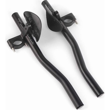 Guidon de contre-la-montre avec clé Allen, cintre aérodynamique pour VTT et vélo de route, avec repose-pieds. (1/4)