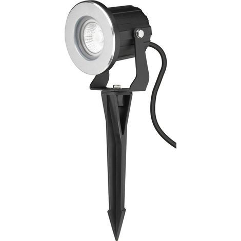 Faretto da esterno moderno in acciaio inox 20 cm