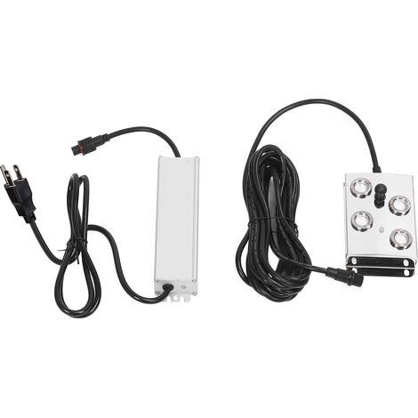 Ultrasonic Mist Maker 4 Cores 3000ml/h IP67 Ultrasonic Fogger Humidifier for Ponds Greenhouses US Plug (1/5)
