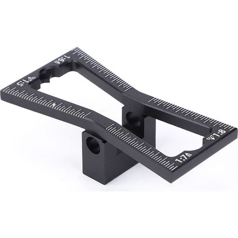 Fydun Outil de Guidage de Travail du Bois de Marqueur de Traceur de Joint de Queue D'aronde en Aluminium pour des Charpentiers (1/5)