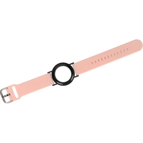 Bracelet en Silicone Doux Anti-Rayures pour Enfants et Seniors - Compatible Montre Connectée iOS - Rose