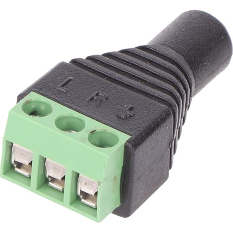 GOOBAY Terminal Block 76746, 3-pin auf 3,5 mm Klinkenbuchse (1/5)
