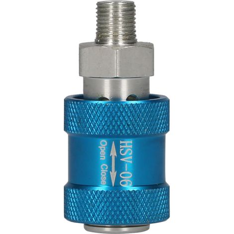 Vanne à glissière manuelle 1/8 pouce, vanne de régulation de débit pneumatique, vanne manuelle en alliage d'aluminium (1/5)
