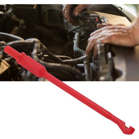 J.30036 Lange Prüfspitze für Multimeter – Bohrfreie Drahtbruchprüfspitze für Kfz-Reparaturen – Zerstörungsfreie Bohrsonde – 4-mm-Stecker – Rot (1/5)