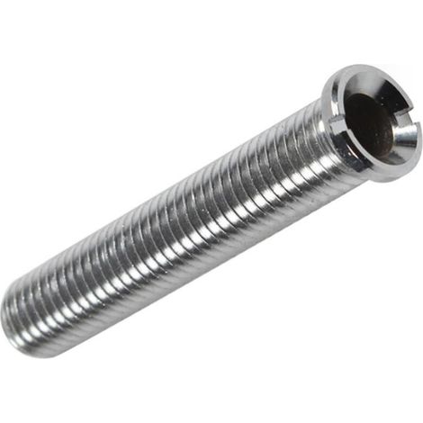 Vis pour Panier d'Evier, Tirefond Cuisine, Verrouillage Etendu pour Bassine à Vaisselle en Inox, Evacuations Fixes M12 X 70mm (Argent) (1/5)