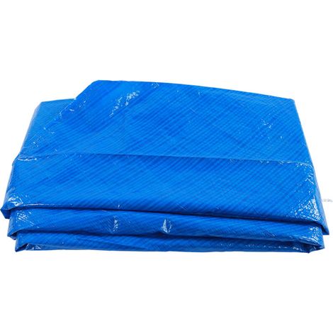 SJLERST Bâche piscine ronde PE imperméable Ø280cm